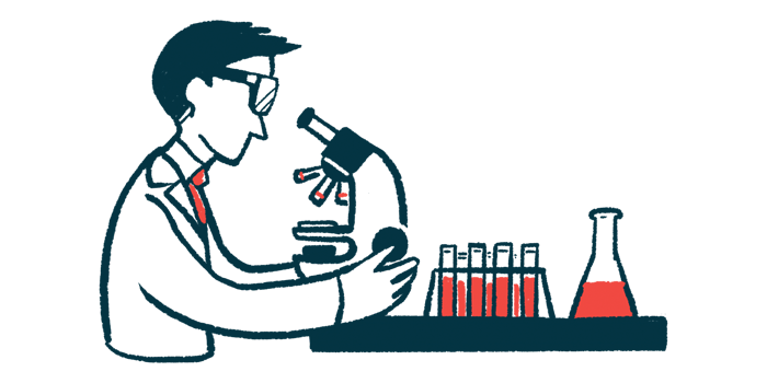 rituximab | Anca Vasculitis News | illustration of researcher using microscope with blood vials nearby