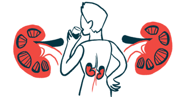 An image of a person drinking from a glass and a view from behind shows his kidneys at work.