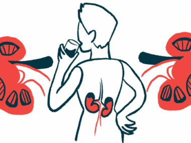 An image of a person drinking from a glass and a view from behind shows kidneys at work.