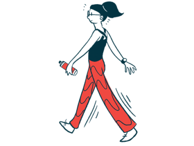 New York City Marathon/ancavasculitisnews.com/woman walking illustration