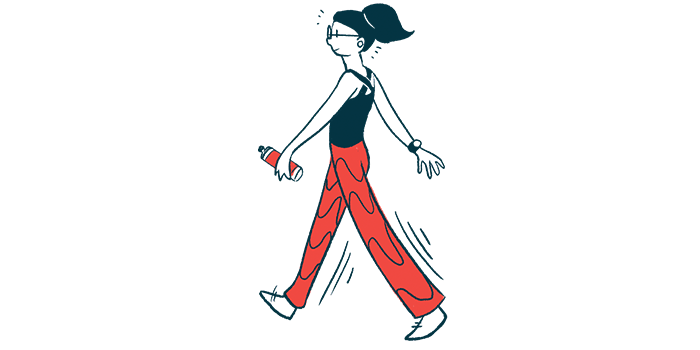 New York City Marathon/ancavasculitisnews.com/woman walking illustration