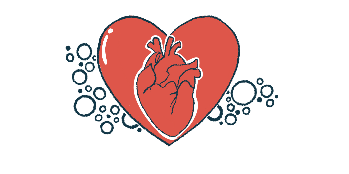 An illustration for heart health, showing the heart as an organ inside a heart-shaped drawing.