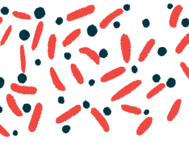 An illustration of bacteria in the bloodstream.